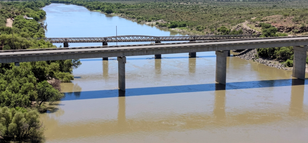 old steel bridge over a river illustrative historic bridge Vaal
